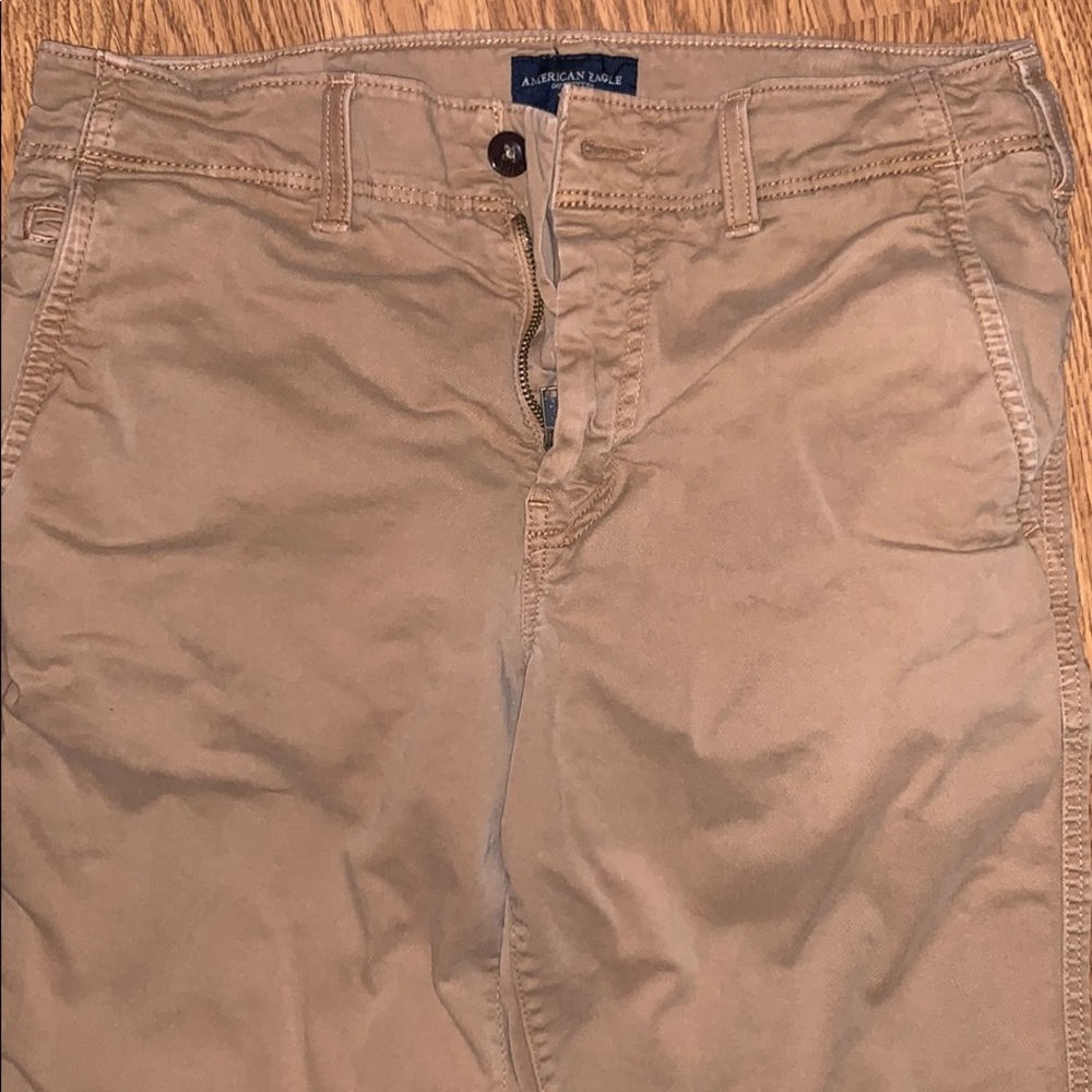American Eagle bootcut khaki pants